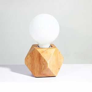 Lava Mini Wooden Table Lamp