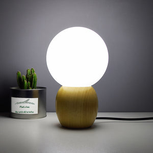 Lava Mini Wooden Table Lamp