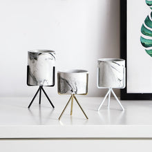 Load image into Gallery viewer, Blooms Marble Succulent Vase