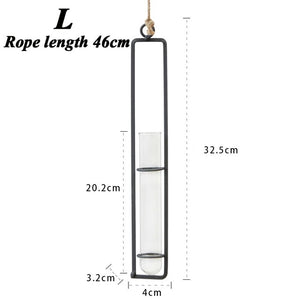 Joleen Hanging Wall Iron Vase